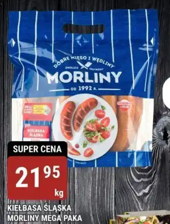 bi1 KIEŁBASA ŚLĄSKA MORLINY MEGA PAKA 1kg oferta