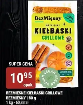 bi1 BEZMIĘSNE KIEŁBASKI GRILLOWE BEZMIĘSNY 180 g oferta