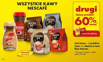 Biedronka WSZYSTKIE KAWY NESCAFÉ oferta