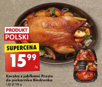 Biedronka Kaczka z jabłkami Prosto do piekarnika Biedronka 1kg oferta