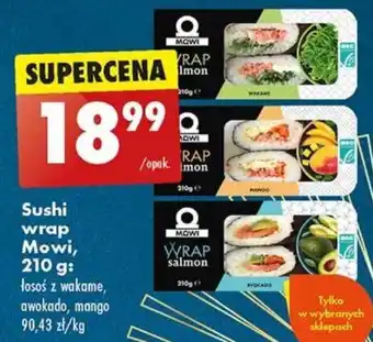 Biedronka Sushi wrap Mowi 210g oferta