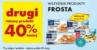 Biedronka WSZYSTKIE PRODUKTY FROSTA oferta