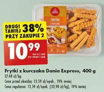 Biedronka Frytki z kurczaka Dania Express 400 g oferta