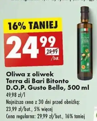 Biedronka Oliwa z oliwek Terra di Bari Bitonto D.O.P. Gusto Bello 500 ml oferta