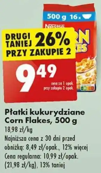 Biedronka Płatki kukurydziane Corn Flakes 500 g oferta