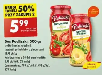 Biedronka Sos Pudliszki 500 g oferta