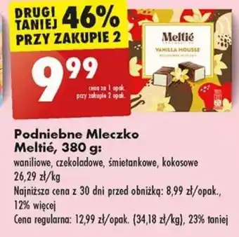 Biedronka Podniebne Mleczko Meltié 380 g oferta