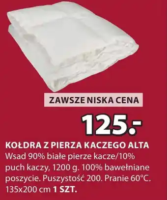 JYSK Kołdra Białe oferta
