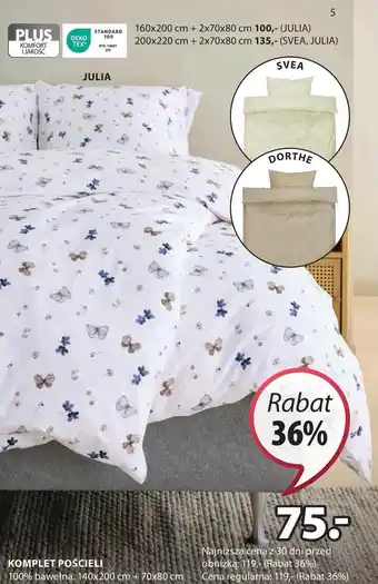 JYSK Komplet pościeli oferta