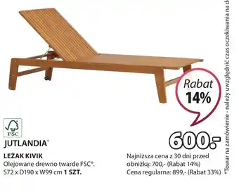 JYSK Leżak Jutlandia oferta