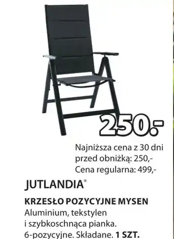 JYSK Krzesło Jutlandia oferta