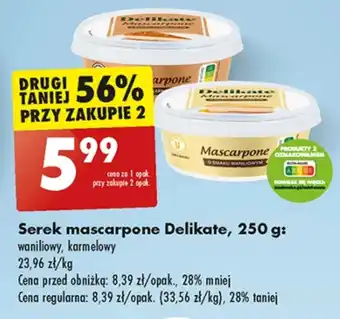 Biedronka Serek Delikate oferta