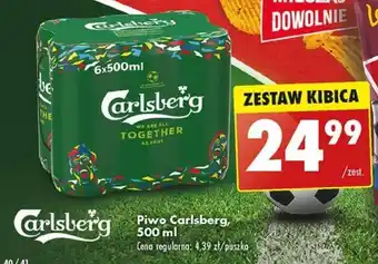 Biedronka Carlsberg Piwo Carlsberg 500ml oferta
