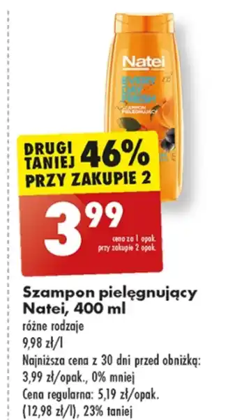 Biedronka Szampon Natei oferta