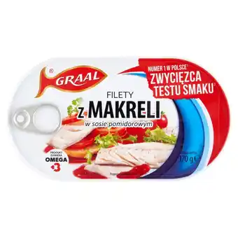 Carrefour Graal Filety z makreli w sosie pomidorowym 170 g oferta