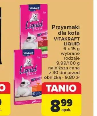 Carrefour Przysmak dla kota Vitakraft oferta