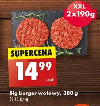 Biedronka Burger wołowy oferta