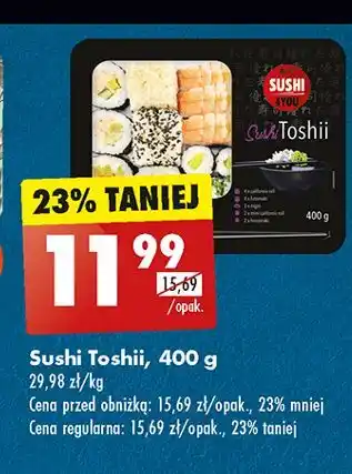 Biedronka Sushi toshii 4You oferta