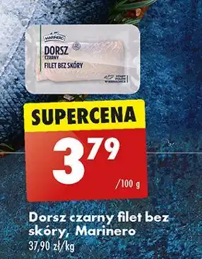 Biedronka Dorsz czarny filet bez skóry Marinero oferta