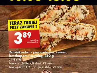 Biedronka Zapiekanka z pieczarkami i serem oferta