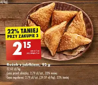 Biedronka Rożek z jabłkiem oferta
