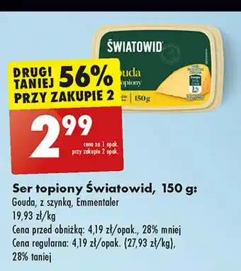 Biedronka Ser topiony emmentaler Światowid oferta