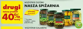 Biedronka Ogorki konserwowe Nasza Spiżarnia oferta