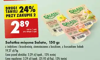 Biedronka Sałatka z kurczakiem kebab Salato oferta