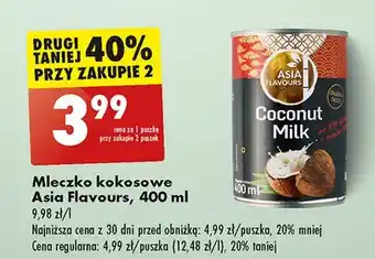 Biedronka Mleczko kokosowe Asia Flavours oferta