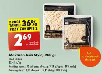 Biedronka Makaron ramen Asia Style oferta