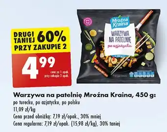 Biedronka Warzywa na patelnię po turecku Mroźna Kraina oferta