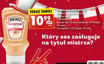 Biedronka Sos barbecue sweet Heinz oferta