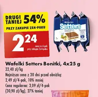 Biedronka Wafelki Bonitki Setters oferta