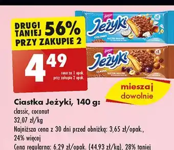 Biedronka Ciastka kokosowe Jeżyki oferta