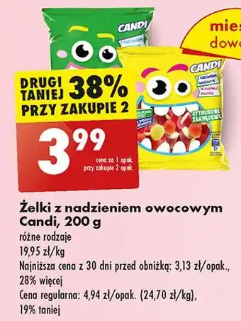 Biedronka Żelki owocowy rytm Candi (Biedronka) oferta