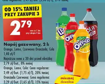 Biedronka Napój o smaku cytrynowym Lemo oferta