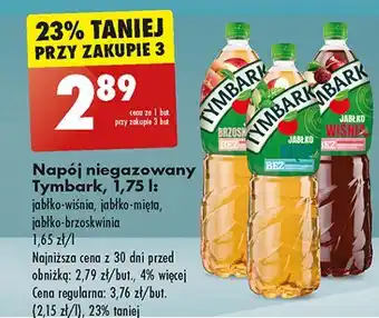 Biedronka Napój jabłko-mięta Tymbark 1936 oferta