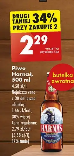 Biedronka Piwo Harnaś Jasne Pełne oferta