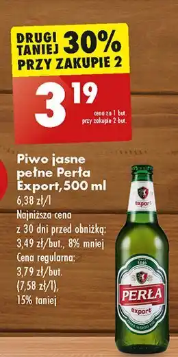 Biedronka Piwo Perła Export oferta