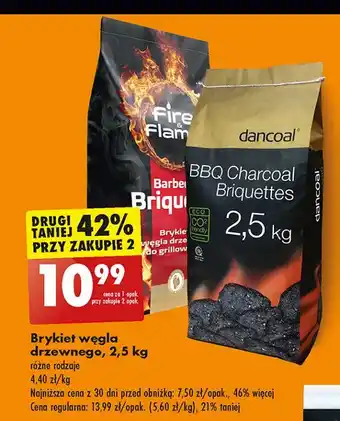 Biedronka Brykiet wegla drzewnego Dancoal oferta