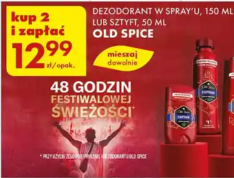 Biedronka Dezodorant Old Spice Captain oferta