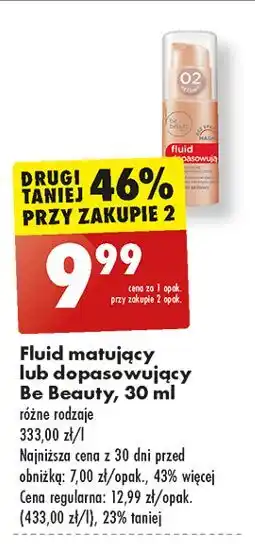 Biedronka Fluid dopasowujący 02 Be Beauty oferta