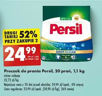 Biedronka Proszek do prania deep clean Persil oferta