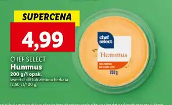 Lidl Hummus z zieloną herbatą Chef Select oferta