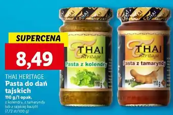 Lidl Pasta z kolendry Thai Heritage oferta