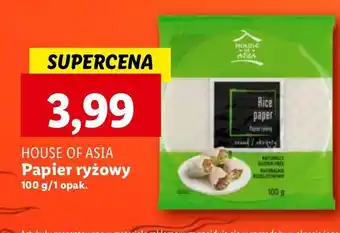 Lidl Papier ryżowy okrągły House Of Asia oferta