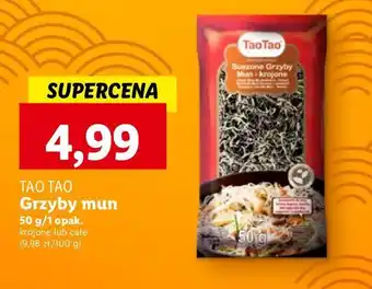 Lidl Grzyby mun krojone Tao oferta