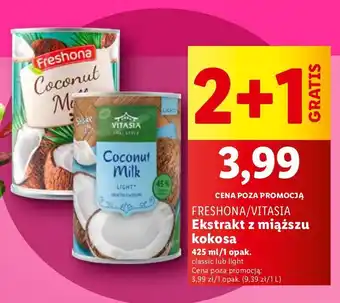 Lidl Mleczko kokosowe Freshona oferta