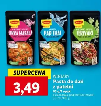 Lidl Makaron pad thai Winiary Pomysł Na oferta