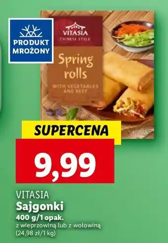 Lidl Sajgonki z wieprzowiną Vitasia oferta